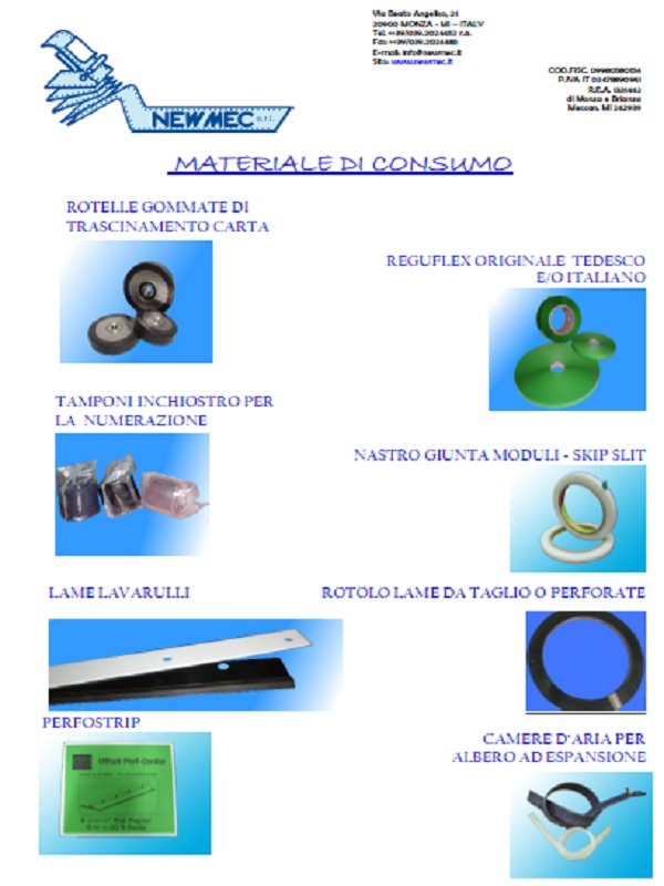 Materiali di Consumo